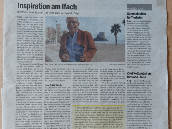 Pressetext zu „Die letzte gute Tat“